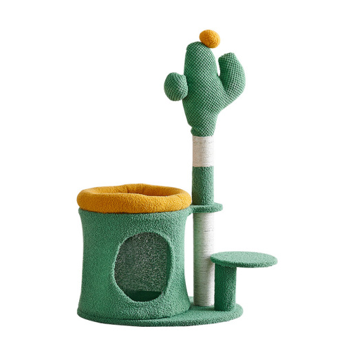 Multi-Storey Colorful Cat Climbing Scratching Tree Tower