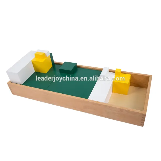 Wholesale montessori material toys for power of 3 cube