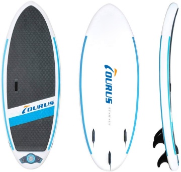 Inflatable Surfing Board: 2021 New Design 5'6" x 33" x 5