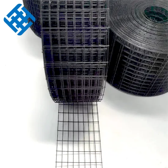 Black Solar Panel Mesh Bird Net Proofing Kit - 8in x 100ft PVC Coated Welded Wire Mesh Roll