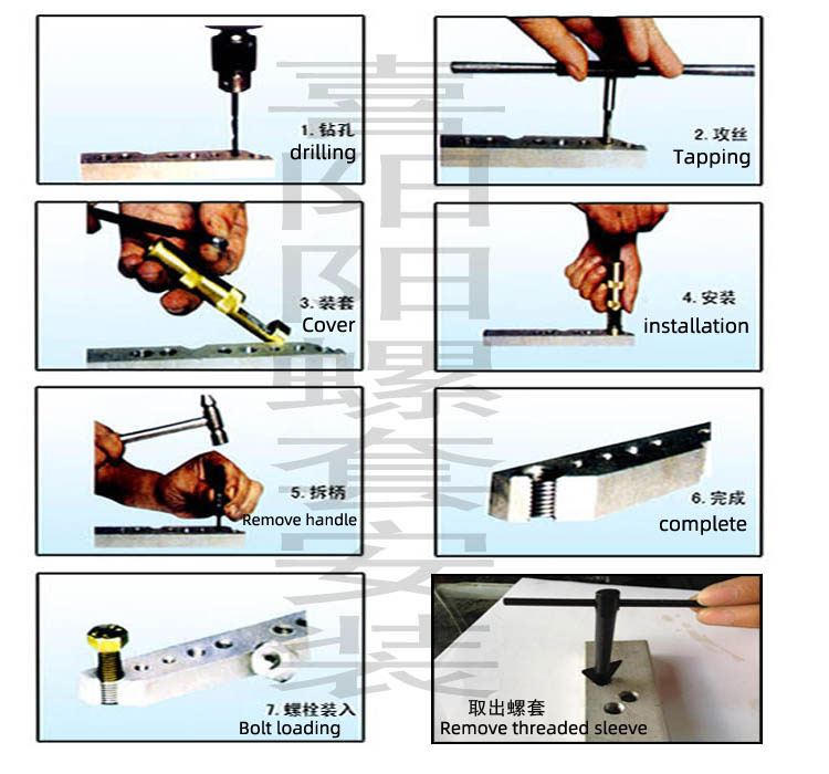 High Speed Steel ST5 Tap Die Set 6542 Electric Drill for Electrical Repair 20V OEM Customizable Metric Package Box Bucket Option