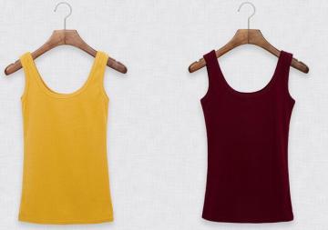 High Quality Summer Style Women Tank Top Camisole Cotton Slim Ladies Thin Vest Bralette