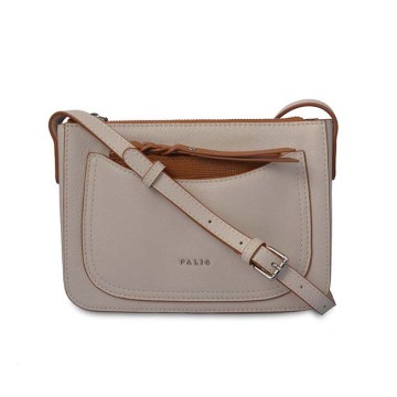 Bolsos vintage con cremallera bolso mujer beige bandolera