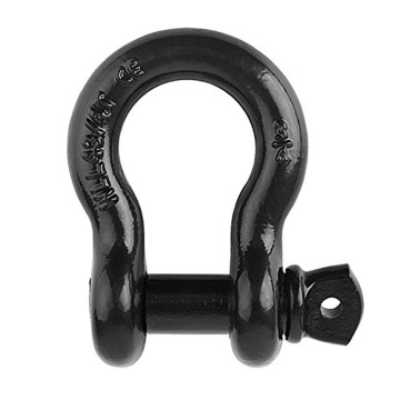 High Quality 3/4 Inch Hitch Shackle with FOB Key Ring and Spring Double D Shackle