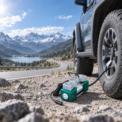 Mini Air Pump Tire Inflator Air Compressor Portable Inflator Pump