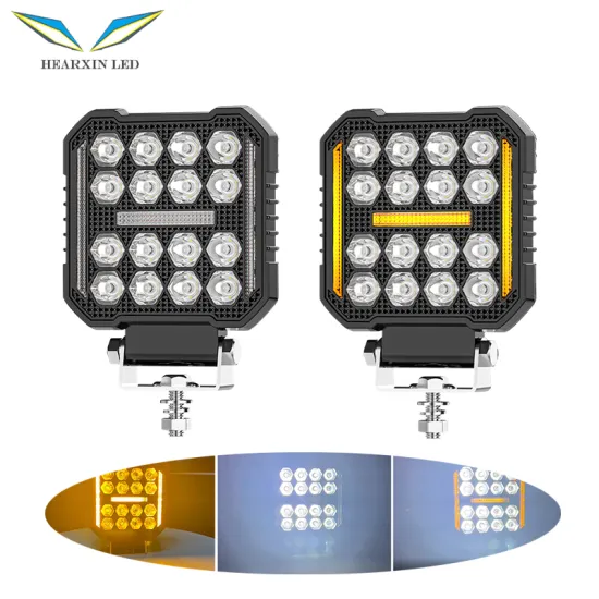 4 Inch 30W Square DRL LED Work Lights for Off-Road Vehicles