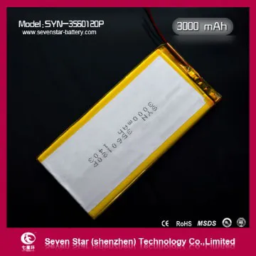 tablet pc battery 3000mAh