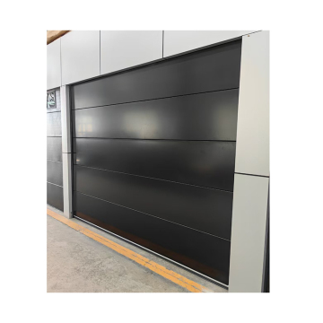 Residential Aluminum Garage Door with One-Way Transparent Glass and Automatic Motor