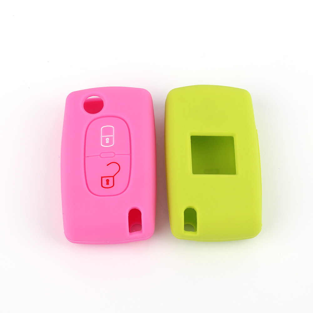 Peageot silicone key fob case