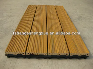 antiskid wooden plastic composite indoor flooring