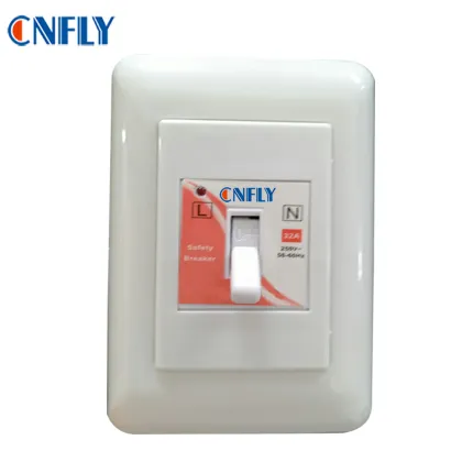 Haco 32A 30A Overcurrent Safety Breaker Flush Wall Switch Type Circuit Breaker