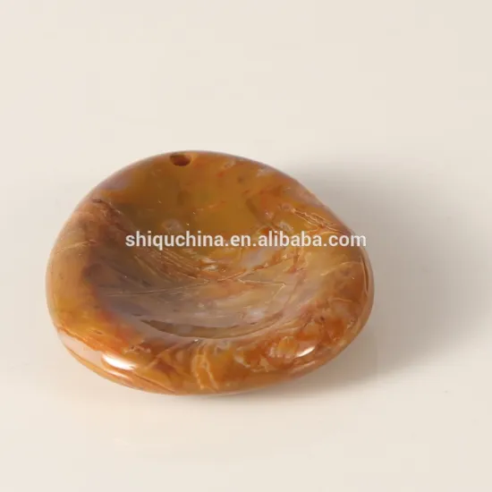 Orange semi-precious Worry Stones :Wholesale worry stones gifts