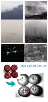 GigE IMX990 Spectrum Cameras for Security and Industrial Inspection