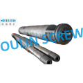 Produce Bausano MD72 Double Parallel Screw and Barrel for PVC Pipe, Sheet, Profile, Granulator Extruder