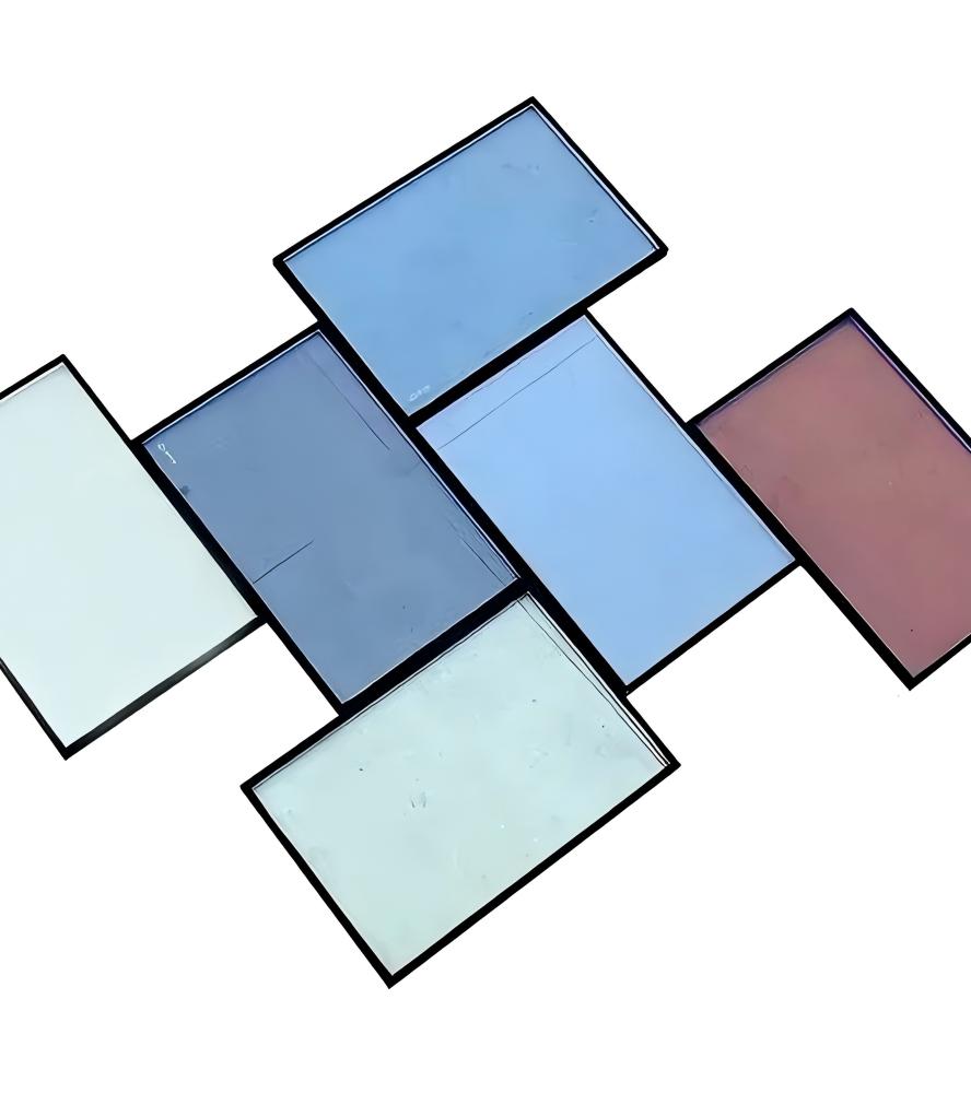 Tinted curtain wall glass