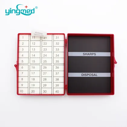 Hot Selling Needle Counters Foam Safety Needle Box