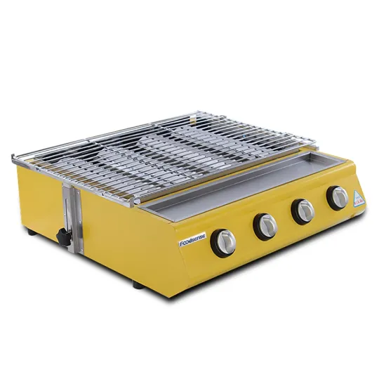 High Efficiency Commercial Restaurant Use Smokeless Gas BBQ Grill