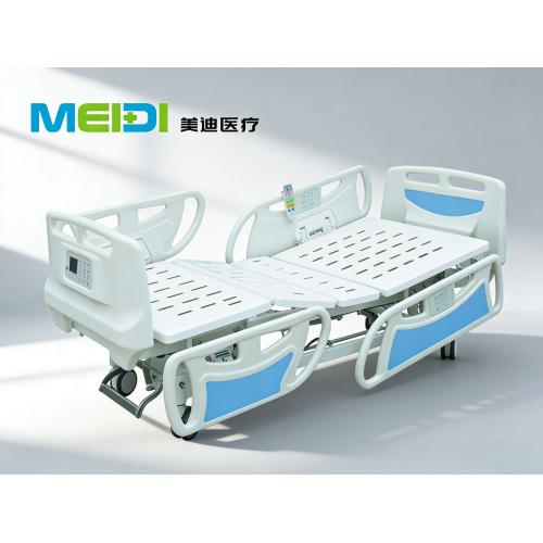 6-Function Electric Hospital Bed with Weight Scale Function, Multifunctional Nursing Bed