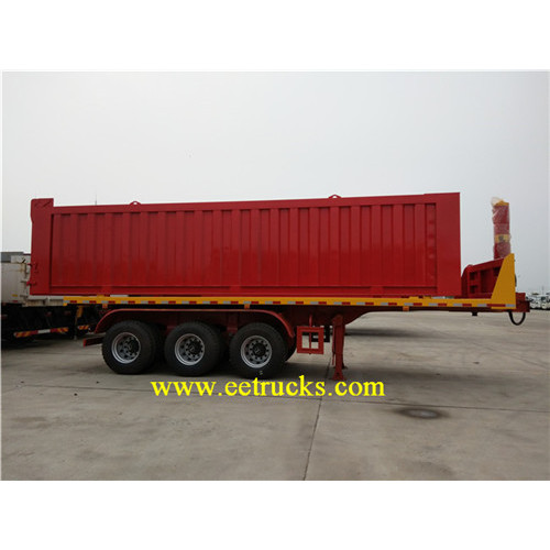 Tipper Semi Trailer Trucks with 3 Axles