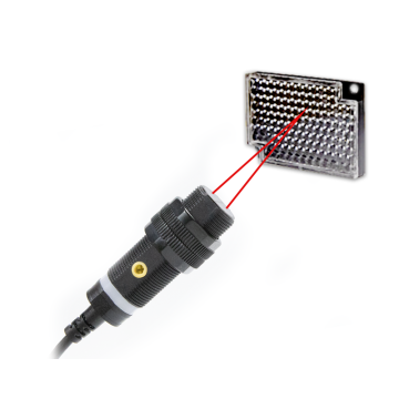 Светоотражающий фотоэлектрический датчик M18