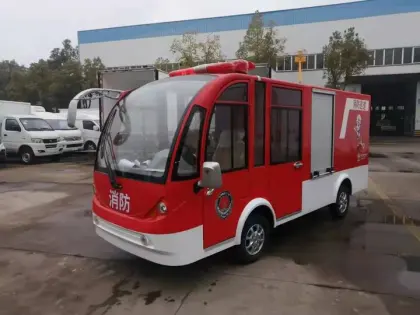 Miniature four-seater fire patrol car