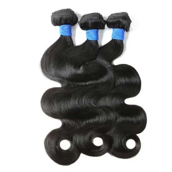 Brazilian Real Virgin Crochet Hair Extensions Human Hair Bundles Body Wave