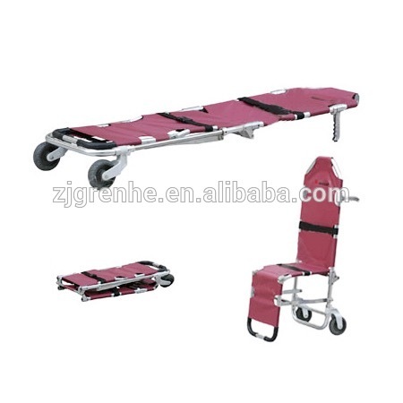 Medical emergency equipment folding strong ambulance stretcher