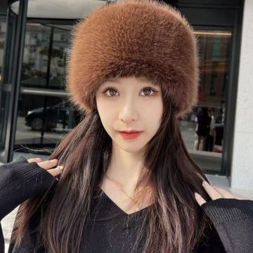 Wholesale Women's Winter Warm Faux Fur Hat - Russia Style Beanie Hats
