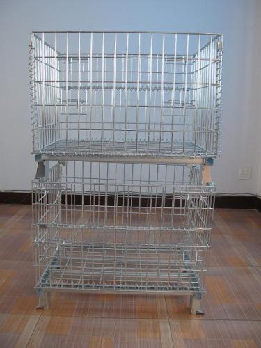 Heavy Duty Storage Folding Wire Mesh Container