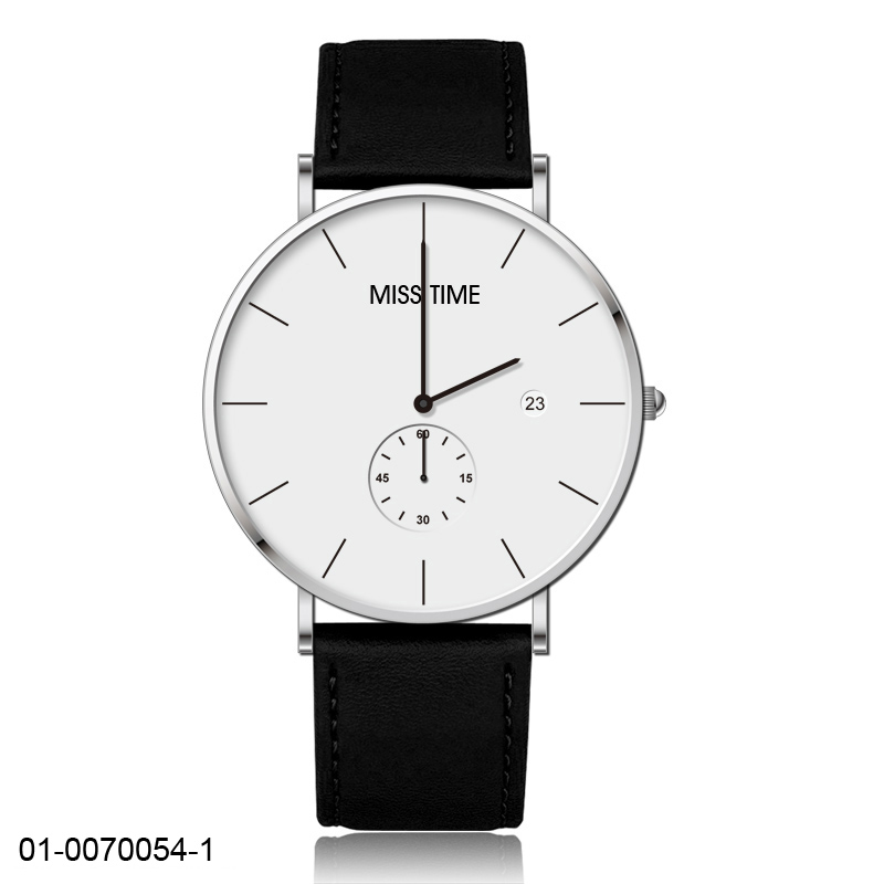 Customize logo stainless steel case water resistance watch 
