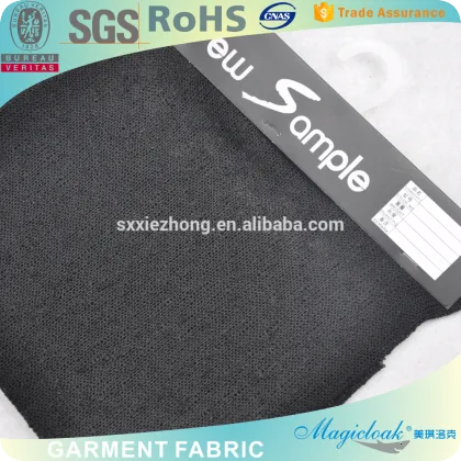 Magicloak 100% polyester hacci fabric.
