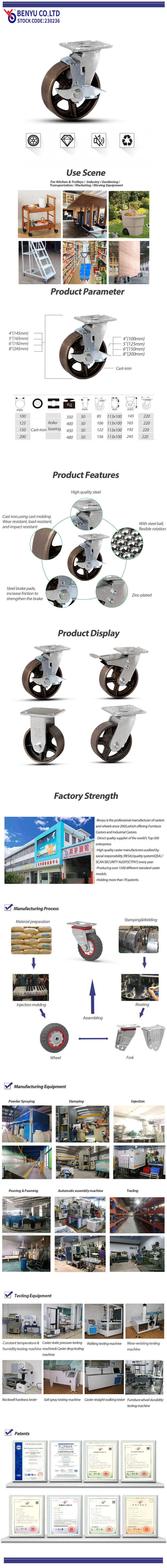 Cast Iron Casters