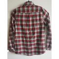 Men Causal Y/D Flannel Long Sleeve Shirt