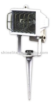 halogen light with spark