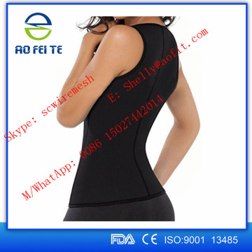 2016 new design high quality body warmer vest neoprene slimming vest body shaper slimming vest