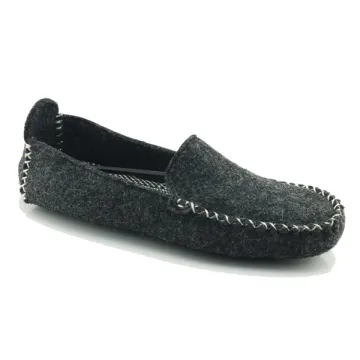Casual moccasin whole felt shoes for men