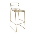 Gold wire bar chair480X480X1000MM Modern design coffee chair