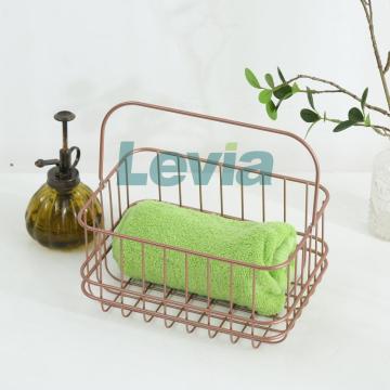 metal towel rack basket storage