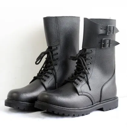 popular embossed working riding military boots