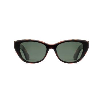 Biodegradable Cat Eye Acetate Shades Polarized Sunglasses