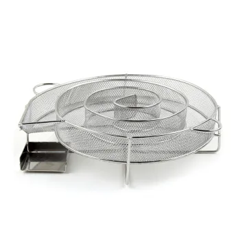 Stainless Steel Cold Smoking Generator Tray Set for Pellet Smokers and Grills