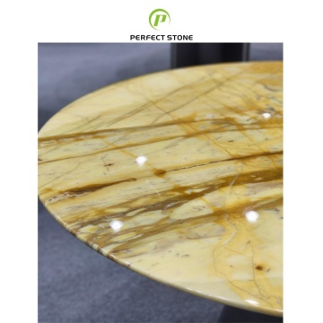 Modern Customized Luxury Marble Dining and Coffee Tables for Villa