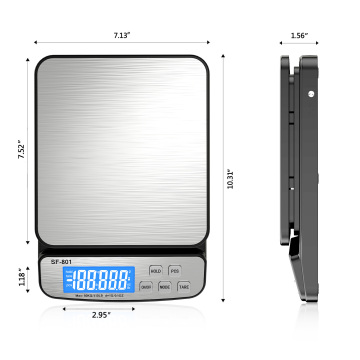 Suofei SF-801 110 LB x 0.1 OZ Digital Shipping Postal Mailing Scale Weight Postage Scale