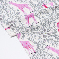Jersey sencillo de viscosa y spandex con estampado ecológico