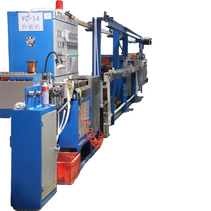 Linha de máquina de extrusão de jaqueta de 70 cabos