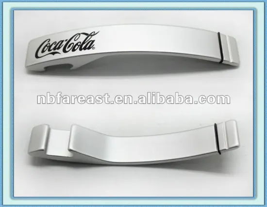 Metal stainless steel bottle opener