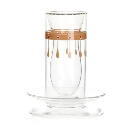 Glass Tea Set with Glass Holder