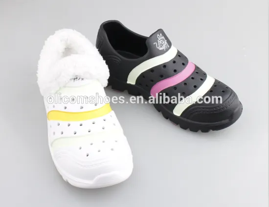2017 New Collection Cotton Winter Kids Garden Clogs Sport Clogs Footwear