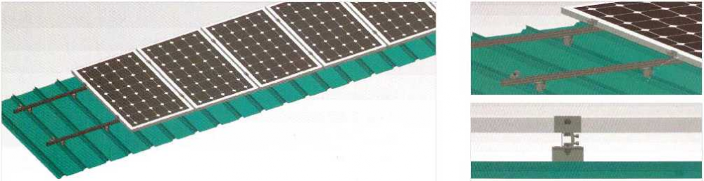 color steel tile roof brackets