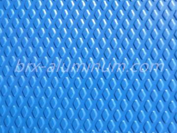 Blue Diamond Pattern Anodized Aluminum Alloy Sheet